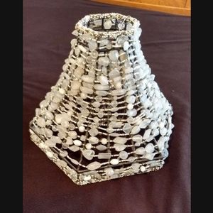 Beaded lamp shade